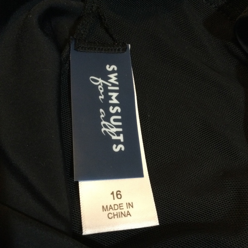 Swimsuits For All NWOT Princess Seam Swimdress, 16 - Picture 8 of 9
